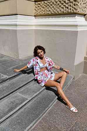 Жіночий костюм з тканини штапель «Valencia» Троянди S-M Харків