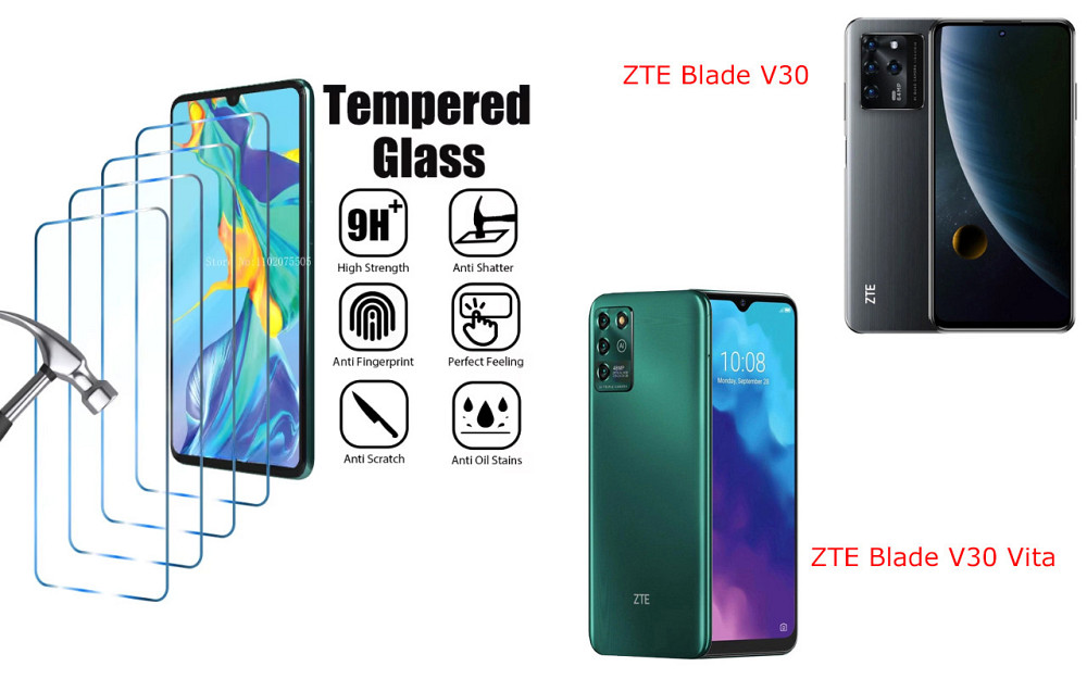 Захисне скло ArmorGlass для ZTE Blade V30, Blade V30 Vita – стійке до подряпин та ударів Київ - фото 1