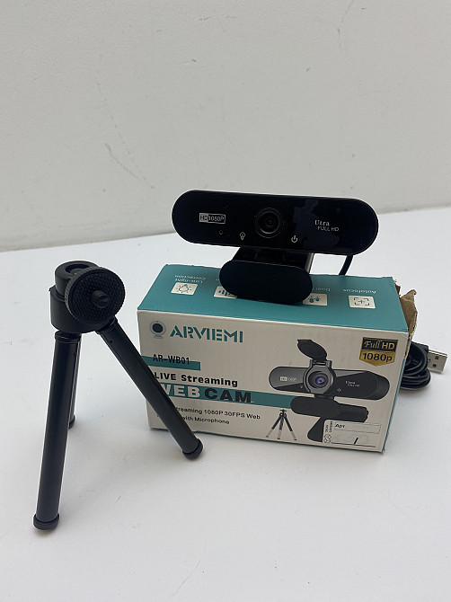 Веб-камера ARVIEMI, 1080P Pro HD зі стереомікрофоном Луцк - изображение 1