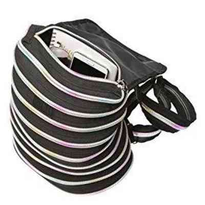 Рюкзак шкільний Zipit Zipper Black Rainbow Teeth (ZBPL-10) Вінниця