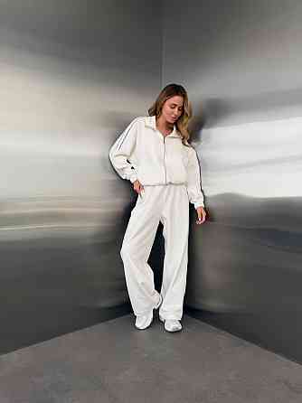 Жіночий стильний повсякденний костюм із тканини Lacoste Double Face Одеса