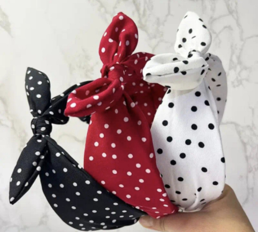 Обруч ободок для волосся з вушками Білий Смела - изображение 3