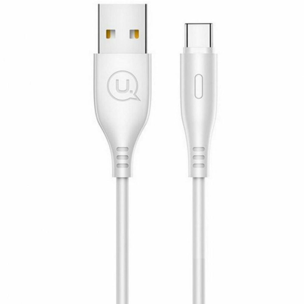 Кабель Usams US-SJ267 U18 Round Type-c Cable 1m White Київ - фото 1