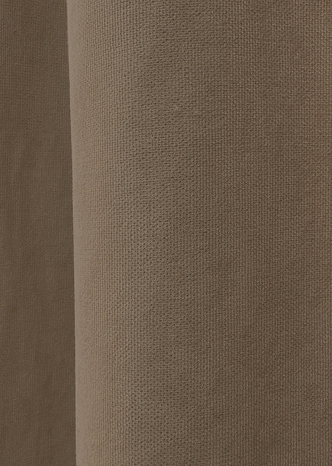 Комплект коротких штор VR-Textil Мікровелюр Petek YL № 1799ш Какао 130х170 см 2 шт (35-0381) Київ - фото 7