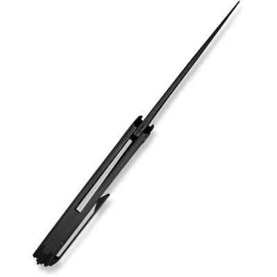 Нож Weknife Acuminal, Black Titanium, Darkwash (WE23070-1) Винница