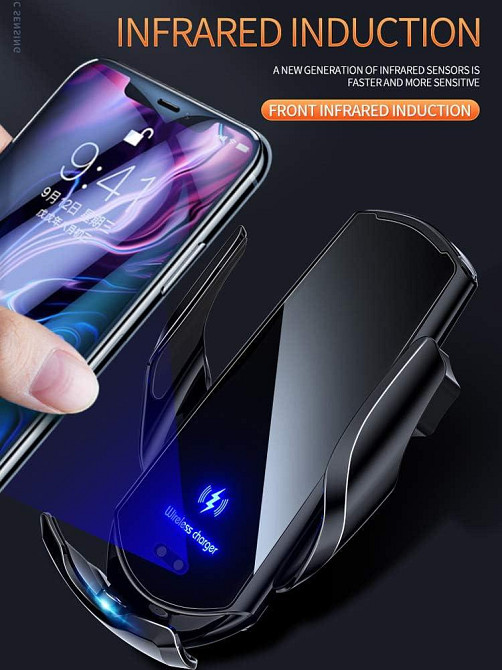 Беспроводное зарядное устройство 15Вт для авто Q3 Киев - изображение 7