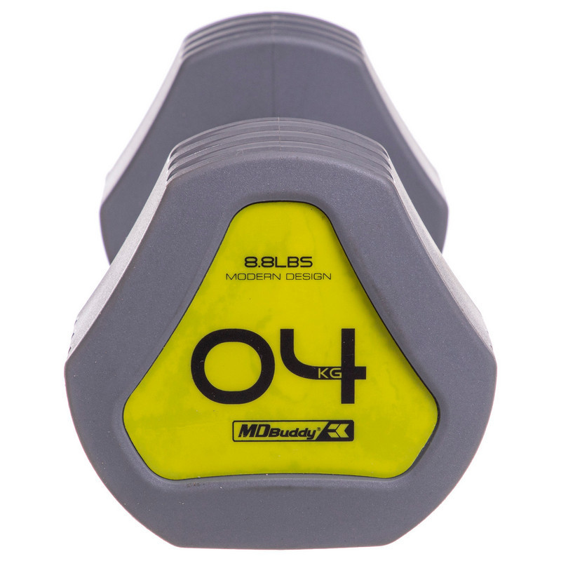 Гантель 4 кг покрытие TPU Zelart-2678-4 Киев - изображение 4