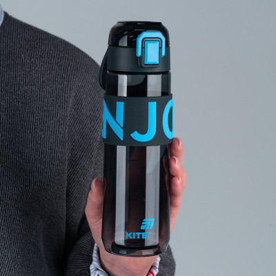 Бутылка для воды Kite 680 мл чорно-блакитна (K25-1233-2) Винница - изображение 5