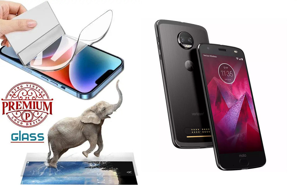 Поліуретанова плівка Motorola Moto Z2 Force, Premium, товщина 0,2 мм Київ - фото 1