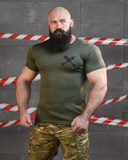 Тактична потовідвідна футболка SABUR МІНА ОЛИВА ВТ6562 Одеса - фото 8