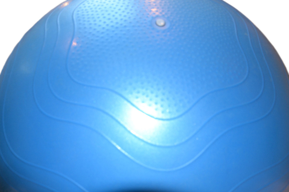 М'яч для фітнесу (фітбол) укріплений PowerPlay 4000 Ø65 cm Premium Gymball Anti-Burst Синій + помпа Кам'янське - фото 4