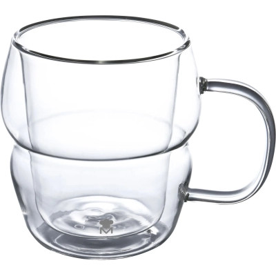 Набір чашок MasterPro Mixology з подвійними стінками 450 мл, 2 шт (BGMP-20206) Вінниця - фото 3