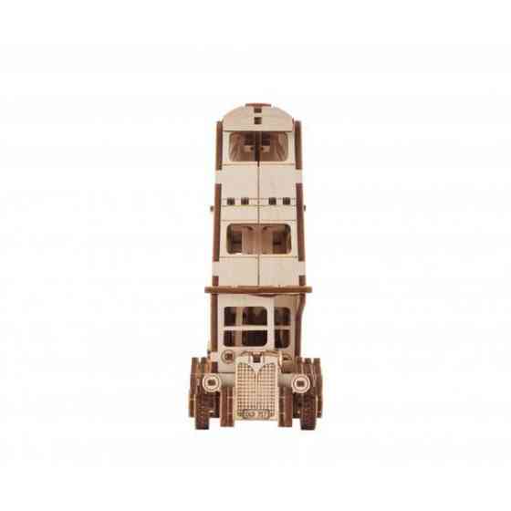 Дерев'яний механічний 3D конструктор Ugears Лицарський автобус (70172) Харків