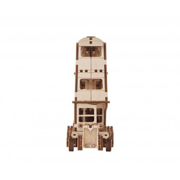 Дерев'яний механічний 3D конструктор Ugears Лицарський автобус (70172) Харків - фото 5