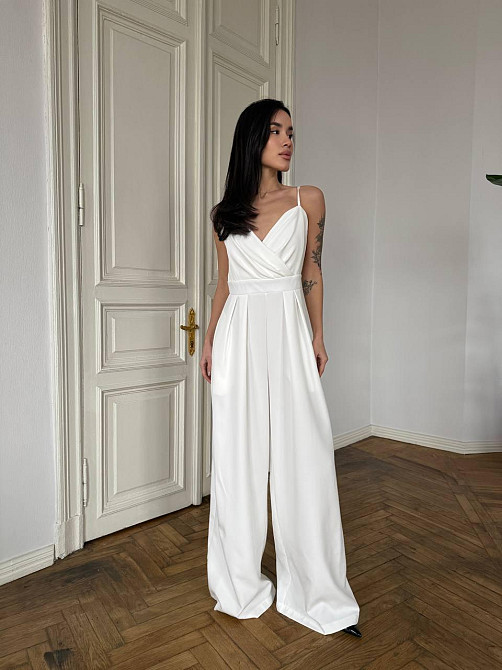 Жіночий стильний елегантний комбінезон костюмка преміум якості Одеса - фото 5