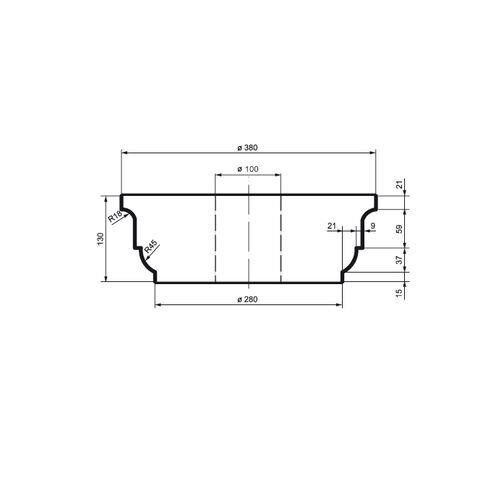 Капитель колонны фасадной полистироловой Prestige Decor LC 101-1 Днепр - изображение 2
