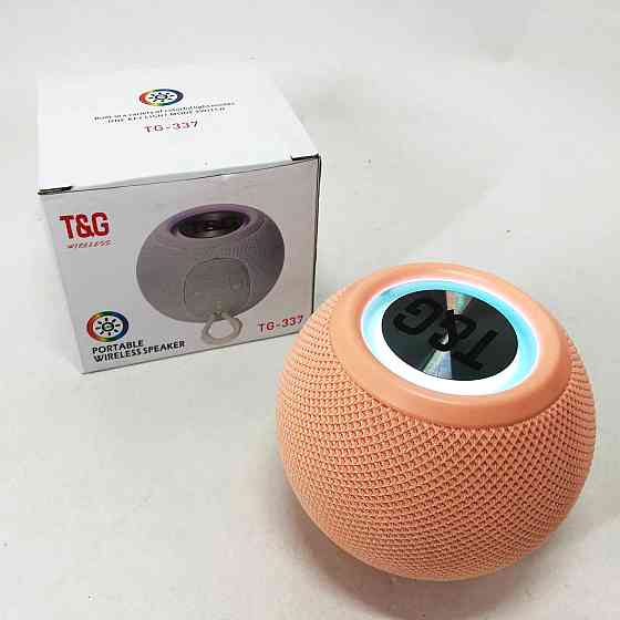 Колонка-динамик bluetooth TG337, Блютуз колонка с качественным звуком ME-381 и подсветкой Киев