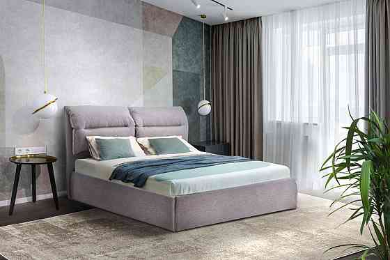 Ліжко м'яке 1600*2000 Сандра, сірий Київ