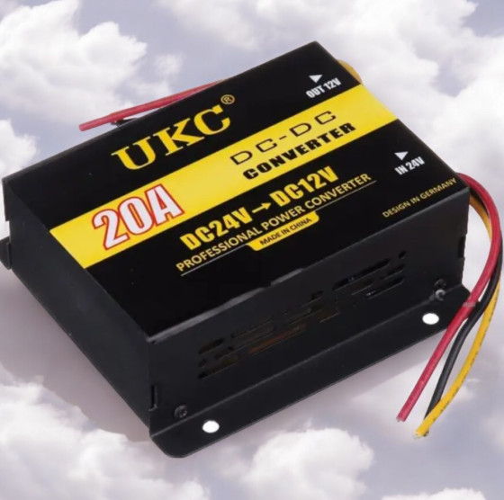 Перетворювач напруги в авто DC/DC 24v-12v 20A Київ