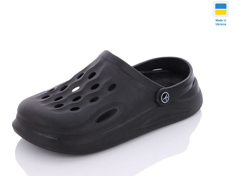 Кроксы черные сабо с большими дырками ТМ   женские  подросток 37 Одесса - изображение 2