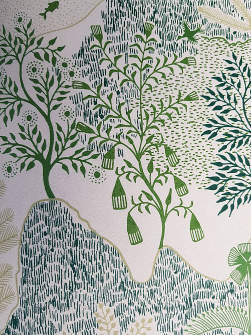 Шпалери флізелінові еко Khroma Zoom Bahia 0.53х10.05 м дерева кущі тварини риби абстракція різні кольори Київ - фото 3