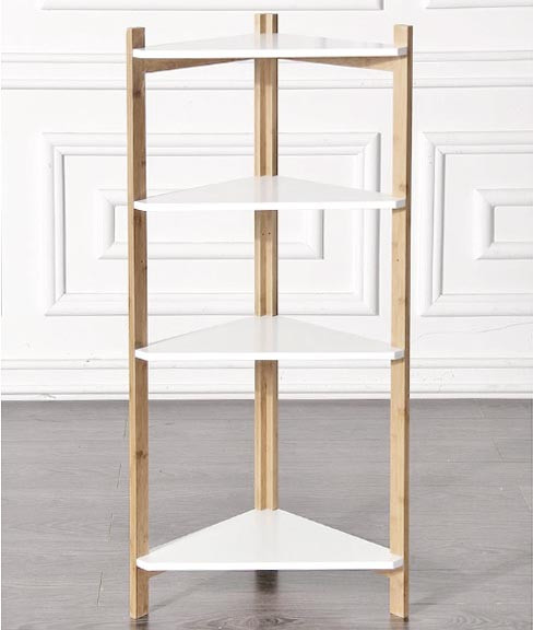 Стеллаж угловой для ванной 