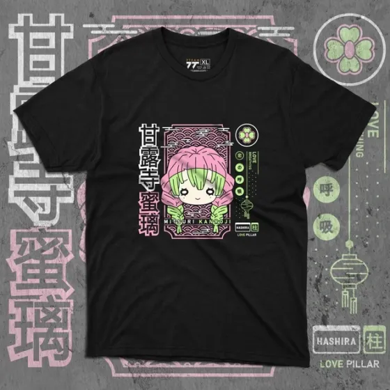 Футболка для подростка мальчика с принтом Клинок, рассекающий демонов Міцурі Размер 160 Anime10439 Днепр