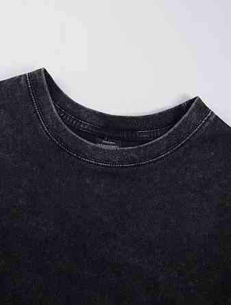 Оверсайз футболка в винтажном стиле с принтом Верблюд Черный Харьков