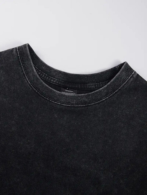 Футболка оверсайз у вініжному стилі з принтом Верблюд Чорний Харків - фото 5