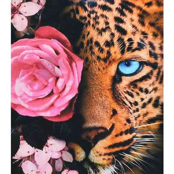 Алмазна мозаїка "Погляд через квіткову вуаль" HEG88138 30х40 см Вінниця