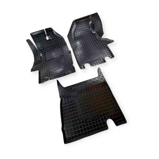 Килимки Рено master iii, Опель movano ii 2010-> борт 2,5 см, з перемичкою салону Мукачево