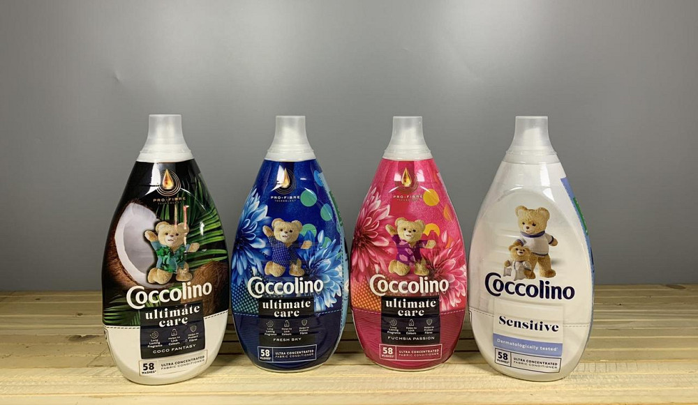 Кондиціонер для білизни Coccolino Ultimate Care 58 прань — різні аромати, концентрат 870мл Киев - изображение 1