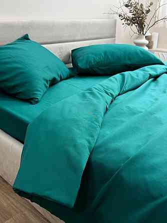 Комплект наволочок Ecotton 50х70 см 2 шт смарагдового кольору Dark Green Коломия