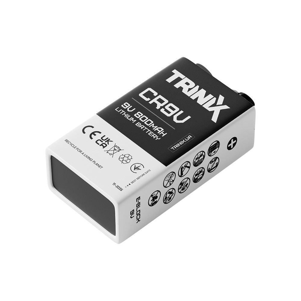 Батарея Trinix CR9V 9V LiMnO2 800mAh (28-00035) Київ - фото 7