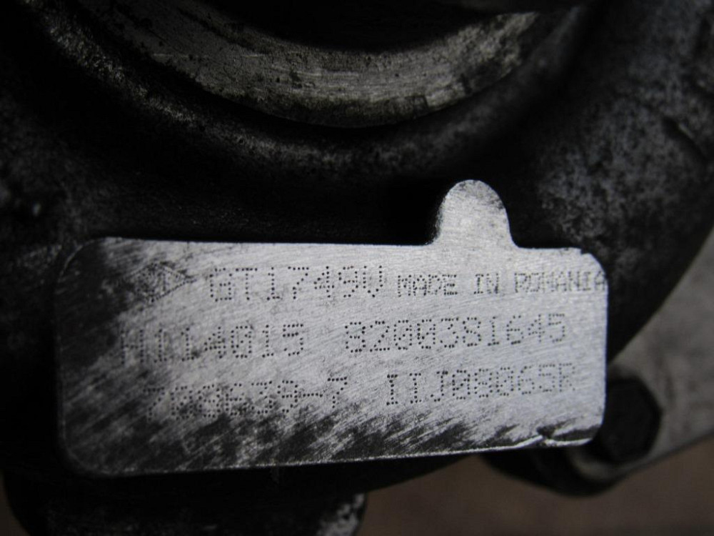 Турбіна Renault Megane 1.9 dci 2003-2009 (8200381645) Ковель - изображение 4