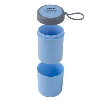 Ланч-бокс детский Kite круглый 450 мл, голубой (K23-187-2) Винница