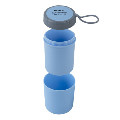 Ланч-бокс детский Kite круглый 450 мл, голубой (K23-187-2) Винница - изображение 5