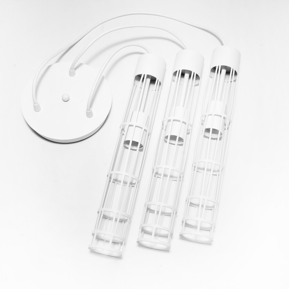 Світильник лофт підвісний Е27-3 Flow NL 6040-3R WH Київ - фото 6