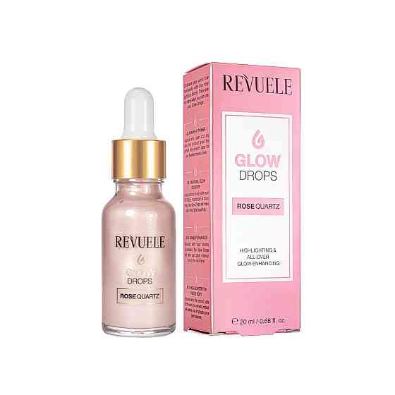 Краплі для сяйва обличчя Рожевий кварц Revuele 20 мл Київ
