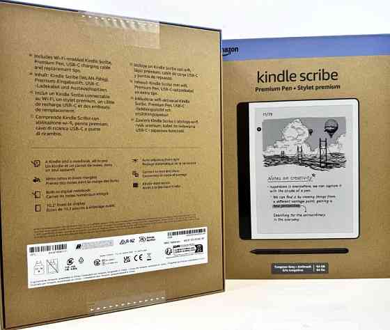 Нова Електронна книга з підсвічуванням Amazon Kindle Scribe 64 GB. Київ