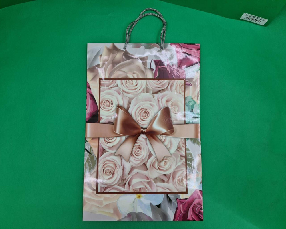 Большой бумажный пакет вертикальный  25/37/8(артBV-116) (12 шт) Харьков - изображение 3