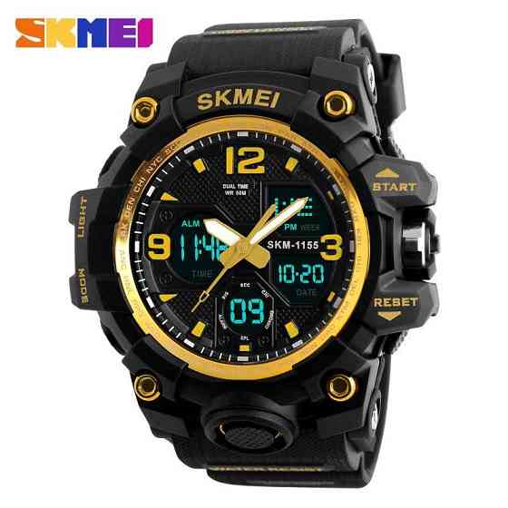 Skmei 1155 Black-Gold SBR Київ