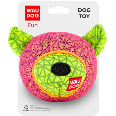 Игрушка для собак WAUDOG Fun Мишка 12х11 см розовая (62057) Винница - изображение 1