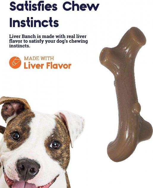Іграшка для собак гілка з ароматом печінки 20 см Petstages Liver Branch (Петстеджес Лівер Бранч) Запоріжжя - фото 2