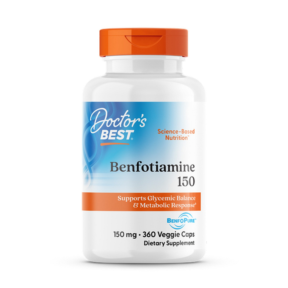Бенфотиамин, Benfotiamine, Doctor's Best, 150 мг, 360 капсул Киев - изображение 2
