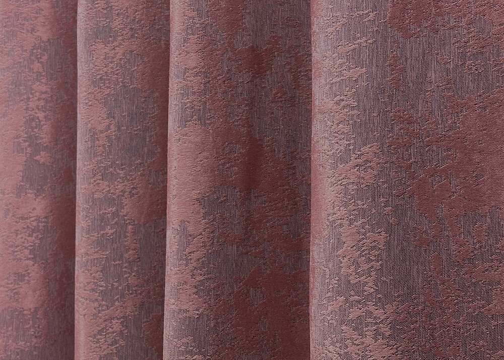 Комплект штор на люверсах VR-Textil Жаккард Sultan YL № 1209ш Малиново-серый 150х250 см 2 шт (37-0064) Киев - изображение 8