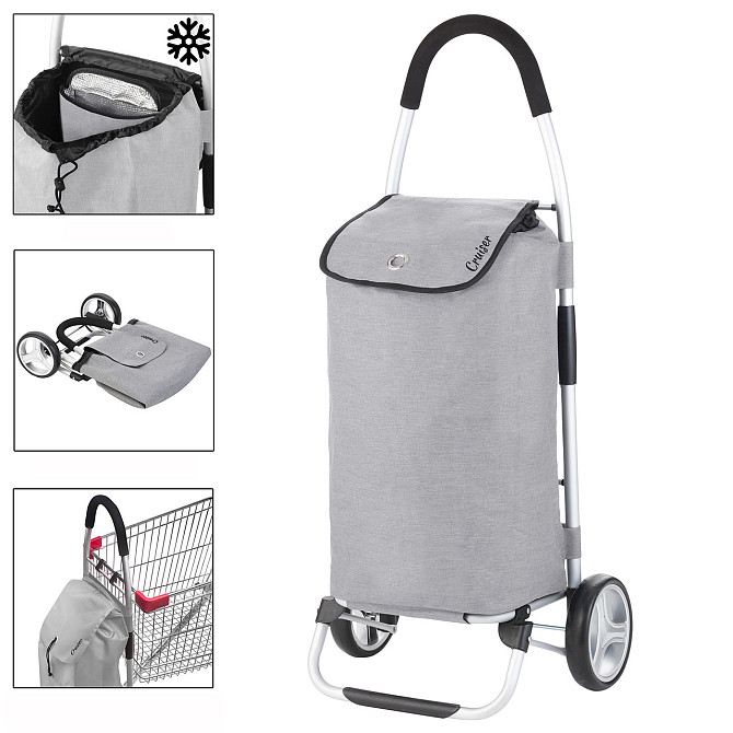 Сумка-візок ShoppingCruiser Foldable 45 Grey (604360) Днепр - изображение 10