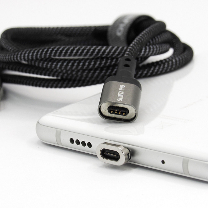 Магнітний кабель MicroUsb Suntaiho 1.2 м Київ - фото 1