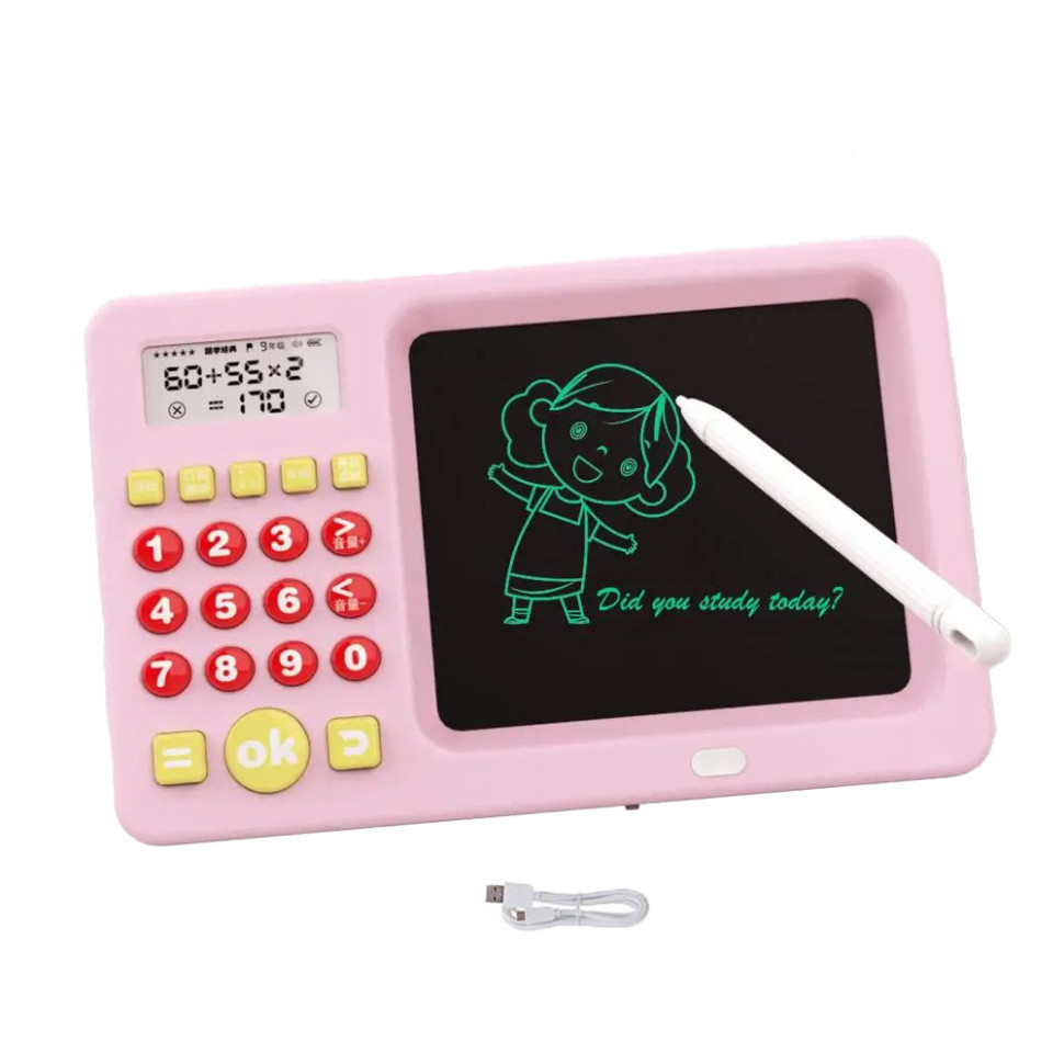 УЦЕНКА!!! Развивающий калькулятор Bambi C0067U(Pink)-UC с планшетом для рисования Винница - изображение 2