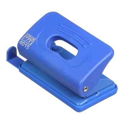 Діркопробивач Buromax пластиковий, до 10 аркушів, 120 х 58 х 59 мм, синій (BM.4015-02) Вінниця